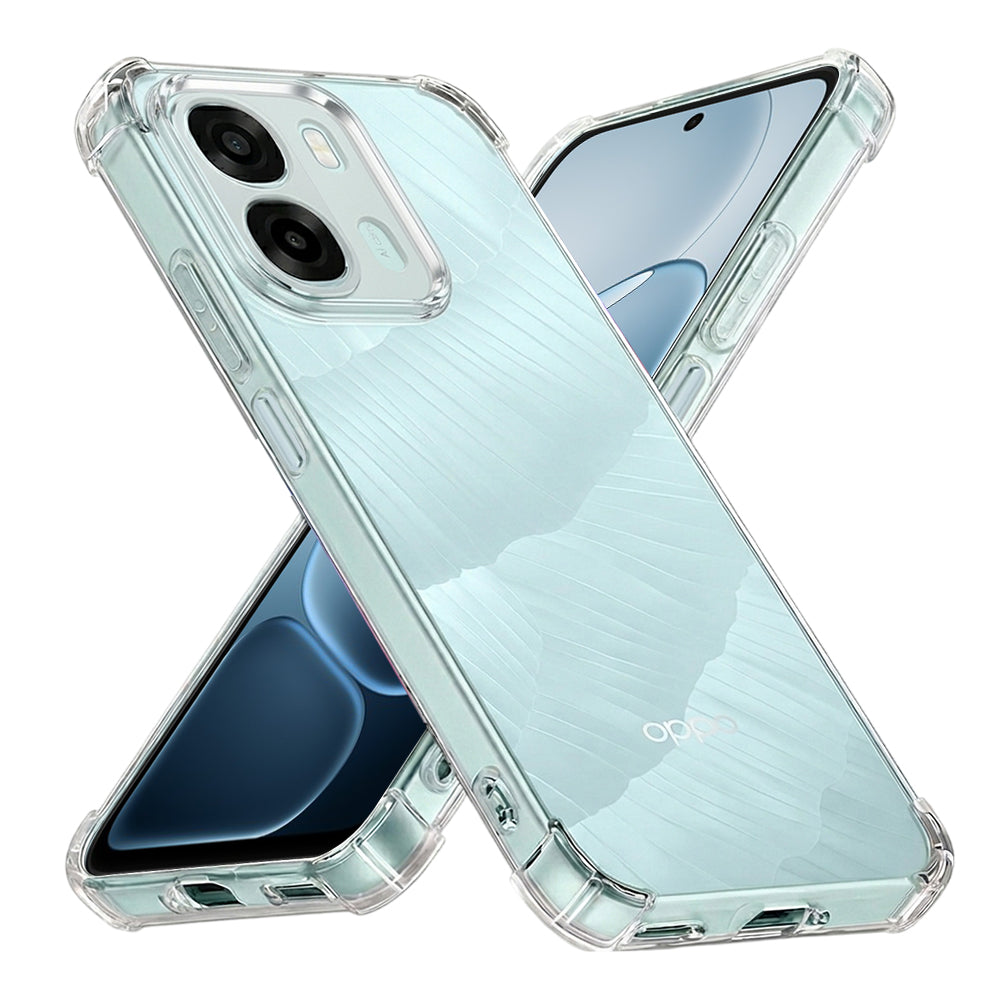 TechSuit Husa de protectie Techsuit Shockproof Clear Silicone compatibil cu Oppo A6x 4G / A6x 5G, Transparent