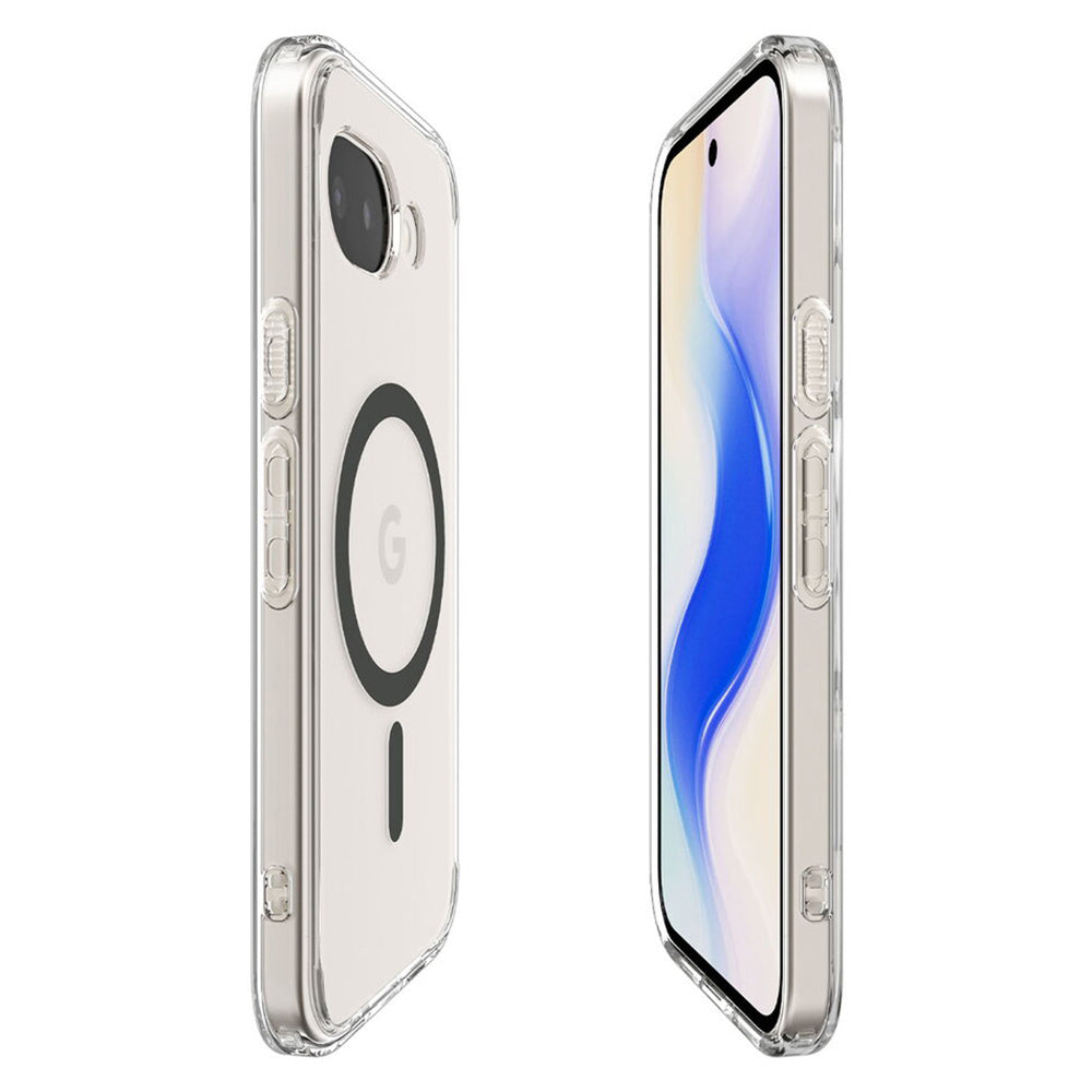 Spigen Husa de protectie Spigen Ultra Hybrid MagSafe (ACS11277) compatibil cu Google Pixel 10a, Transparent Graphite – i