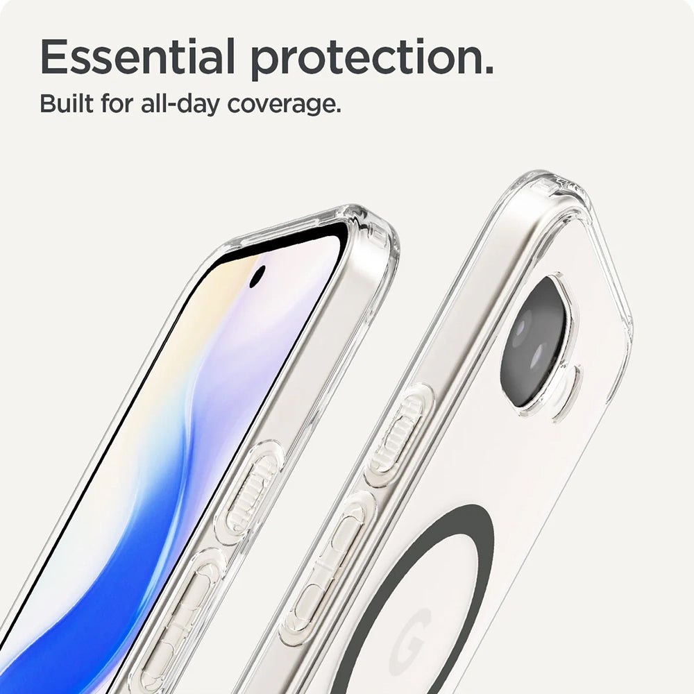 Spigen Husa de protectie Spigen Ultra Hybrid MagSafe (ACS11277) compatibil cu Google Pixel 10a, Transparent Graphite – i