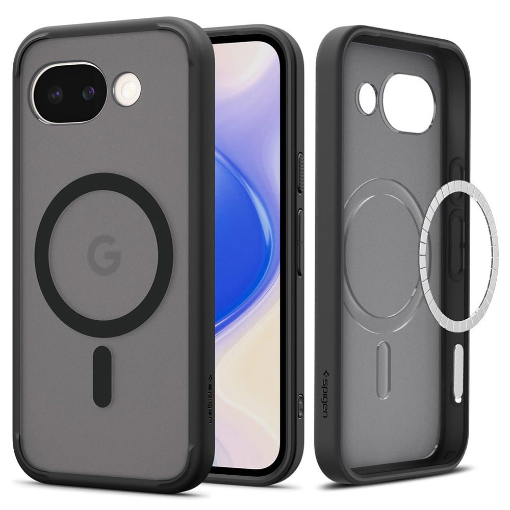 Spigen Husa de protectie Spigen Ultra Hybrid MagSafe (ACS11278) compatibil cu Google Pixel 10a, Frost Black