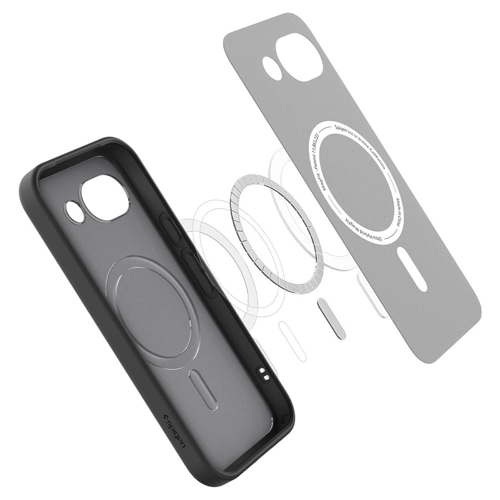 Spigen Husa de protectie Spigen Ultra Hybrid MagSafe (ACS11278) compatibil cu Google Pixel 10a, Frost Black – imagine 5