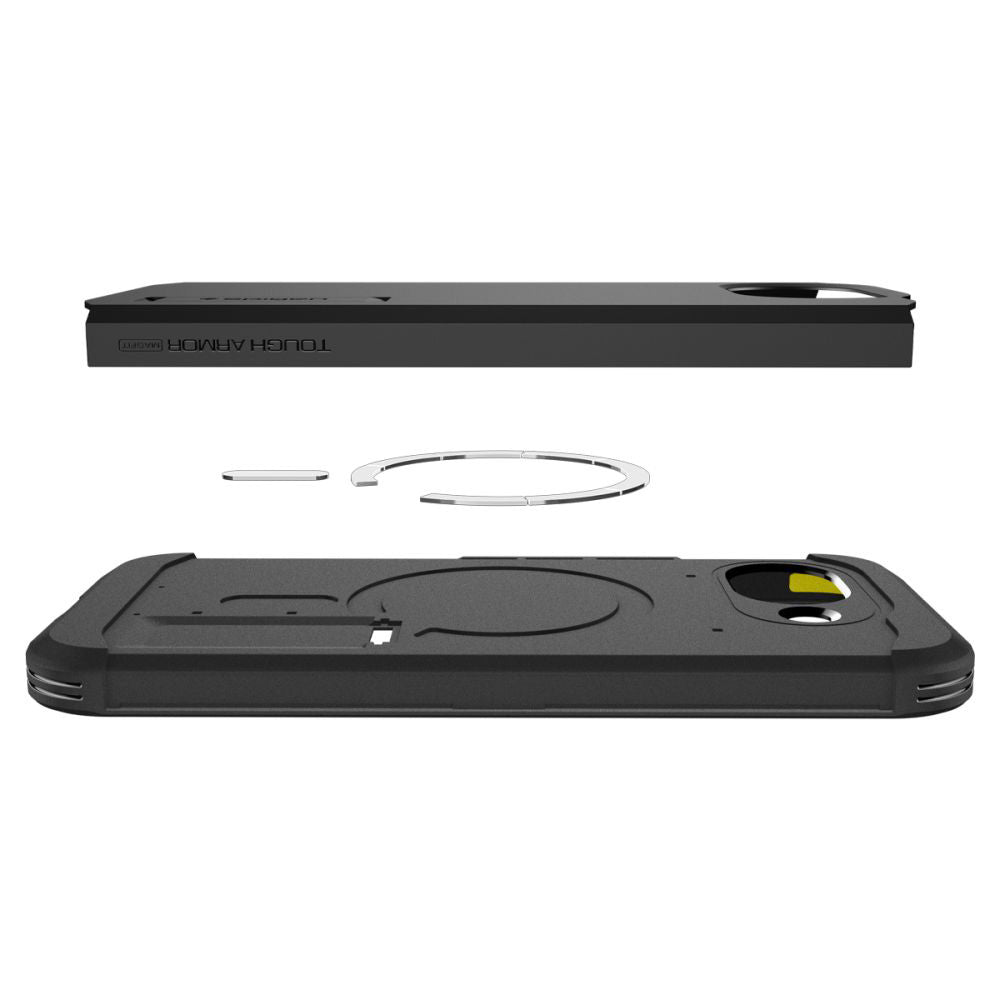Spigen Husa de protectie Spigen Tough Armor MagSafe (ACS11280) compatibil cu Google Pixel 10a, Negru – imagine 6