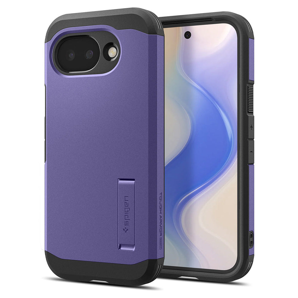 Spigen Husa de protectie Spigen Tough Armor MagSafe (ACS11281) compatibil cu Google Pixel 10a, Ash Violet – imagine 2