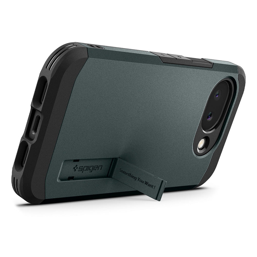 Spigen Husa de protectie Spigen Tough Armor MagSafe (ACS11282) compatibil cu Google Pixel 10a, Abyss Green – imagine 6
