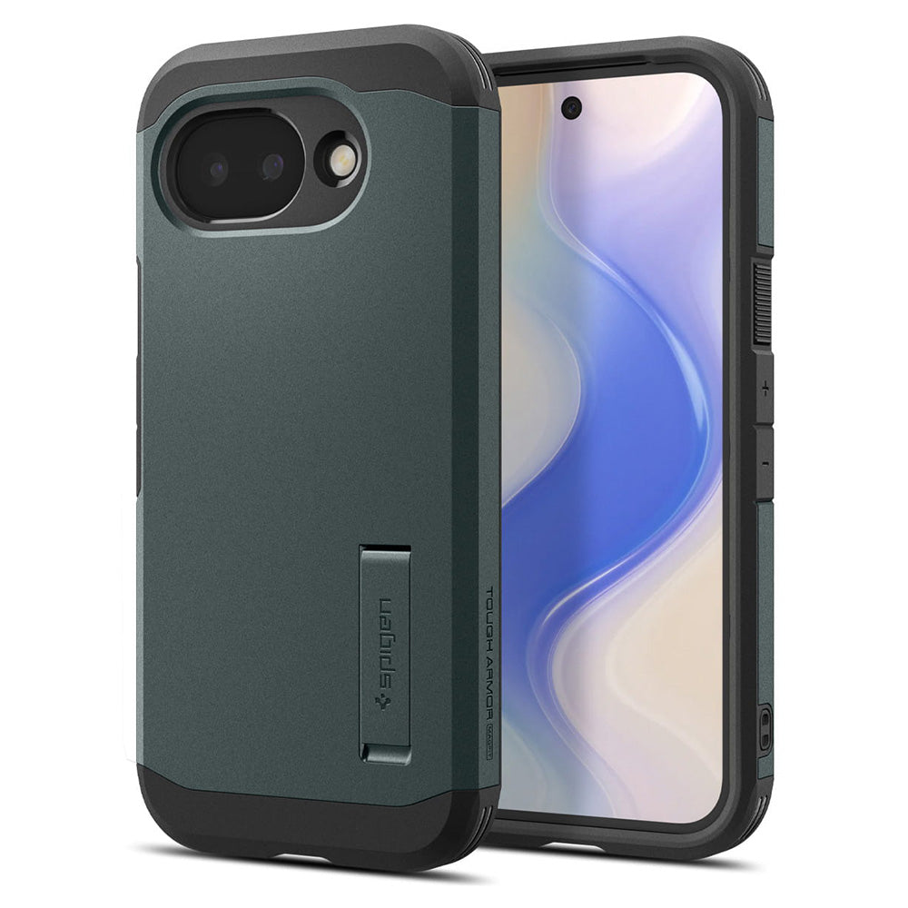 Spigen Husa de protectie Spigen Tough Armor MagSafe (ACS11282) compatibil cu Google Pixel 10a, Abyss Green – imagine 2
