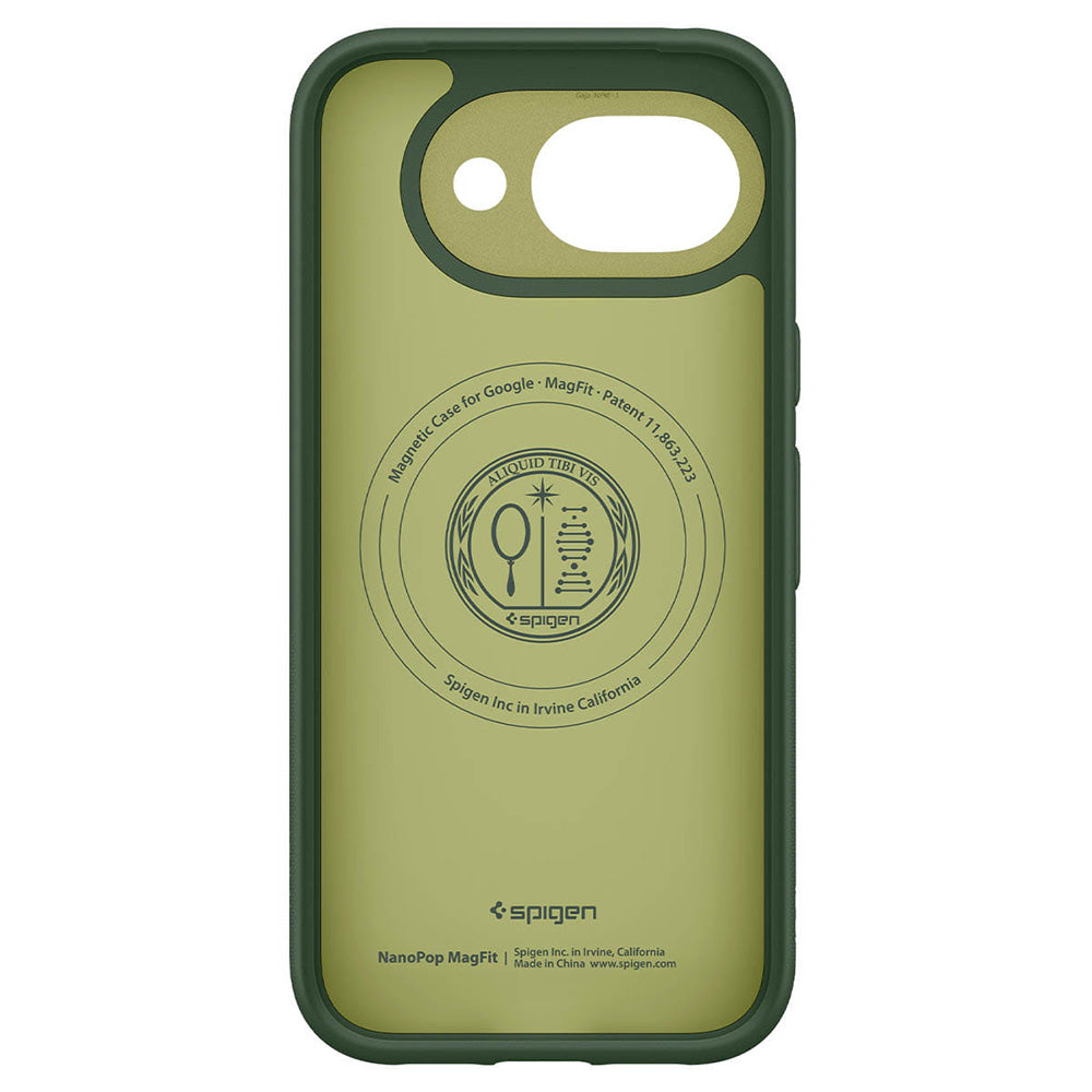 Spigen Husa de protectie Spigen Caseology Nano Pop MagSafe (ACS11288) compatibil cu Google Pixel 10a, Avo Green – imagin