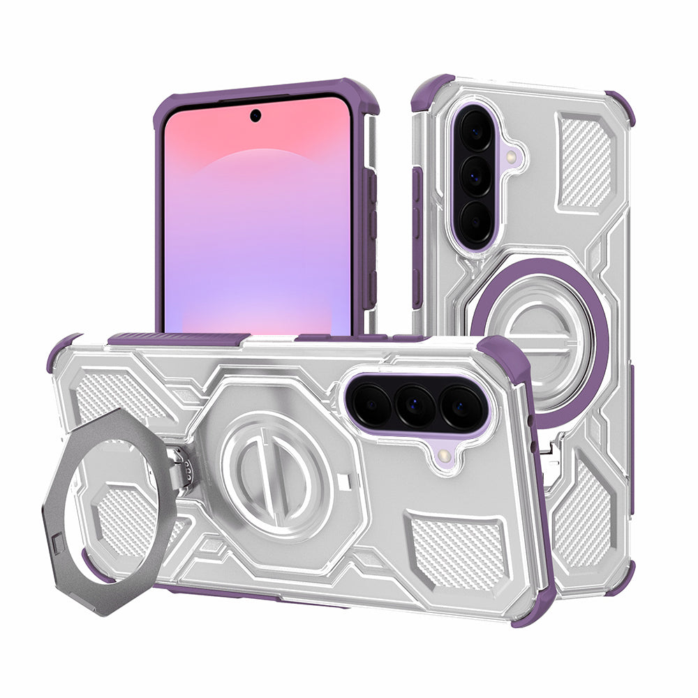 Techsuit - Carbon Shield PRO - Samsung Galaxy A37 5G - Purple Transparent