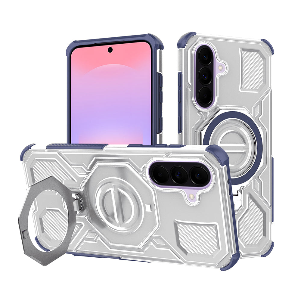 Techsuit - Carbon Shield PRO - Samsung Galaxy A37 5G - Blue Transparent
