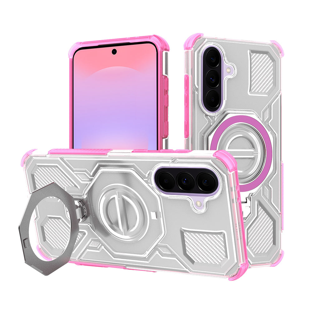 Techsuit - Carbon Shield PRO - Samsung Galaxy A37 5G - Pink Transparent