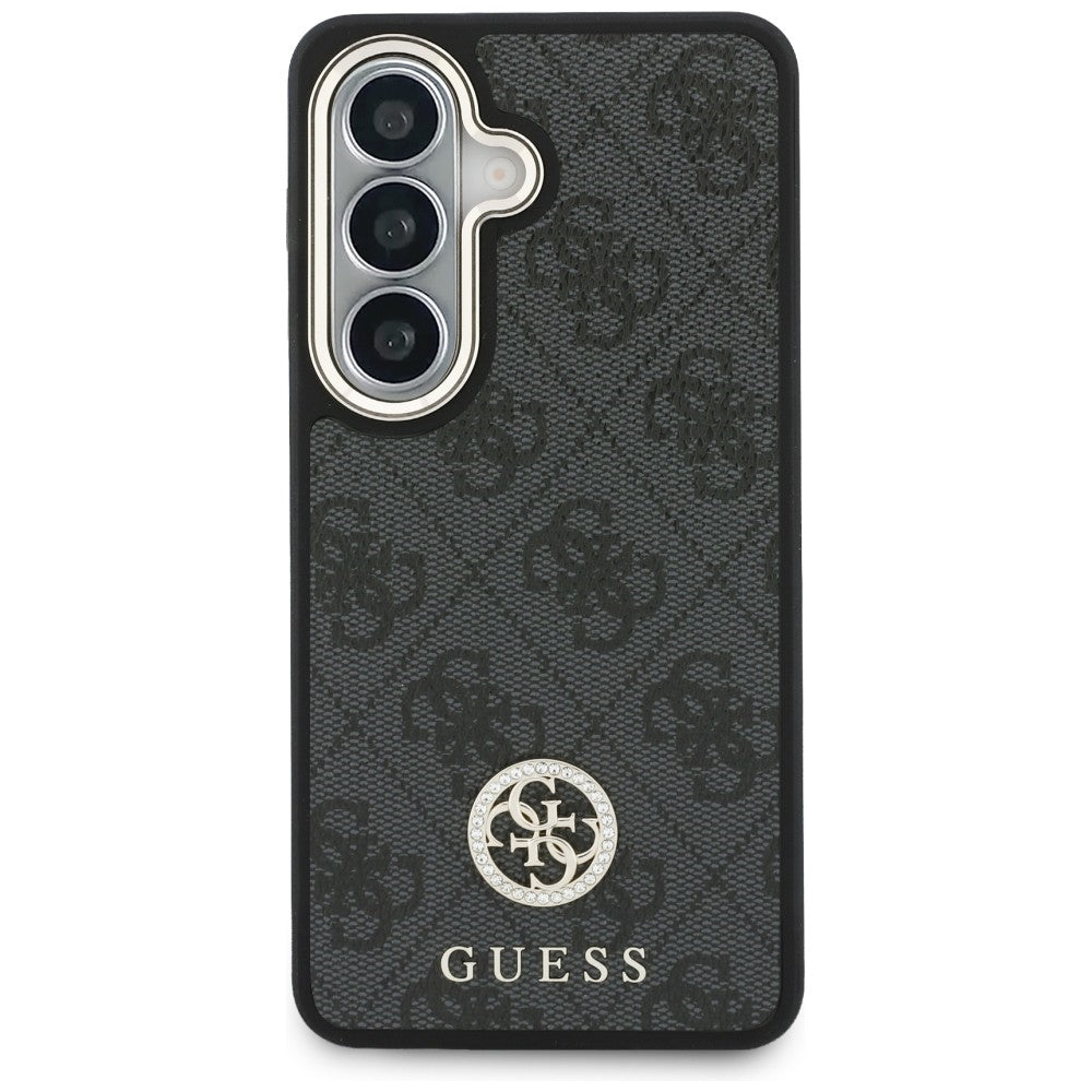 Guess Husa de protectie Guess 4G Big Rhinestone Triangle Strap (GUHMS26SP4G4DCSK) compatibil cu Samsung Galaxy S26, Negr