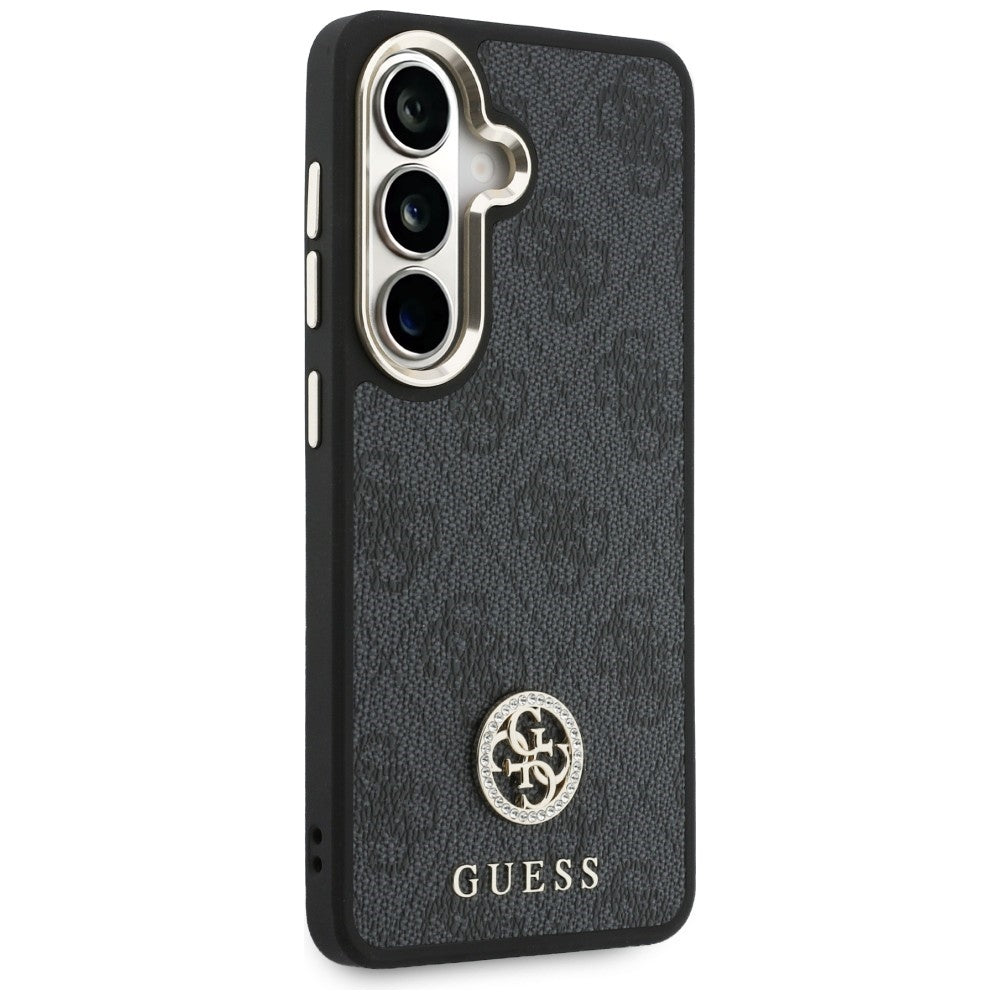 Guess Husa de protectie Guess 4G Big Rhinestone Triangle Strap (GUHMS26SP4G4DCSK) compatibil cu Samsung Galaxy S26, Negr