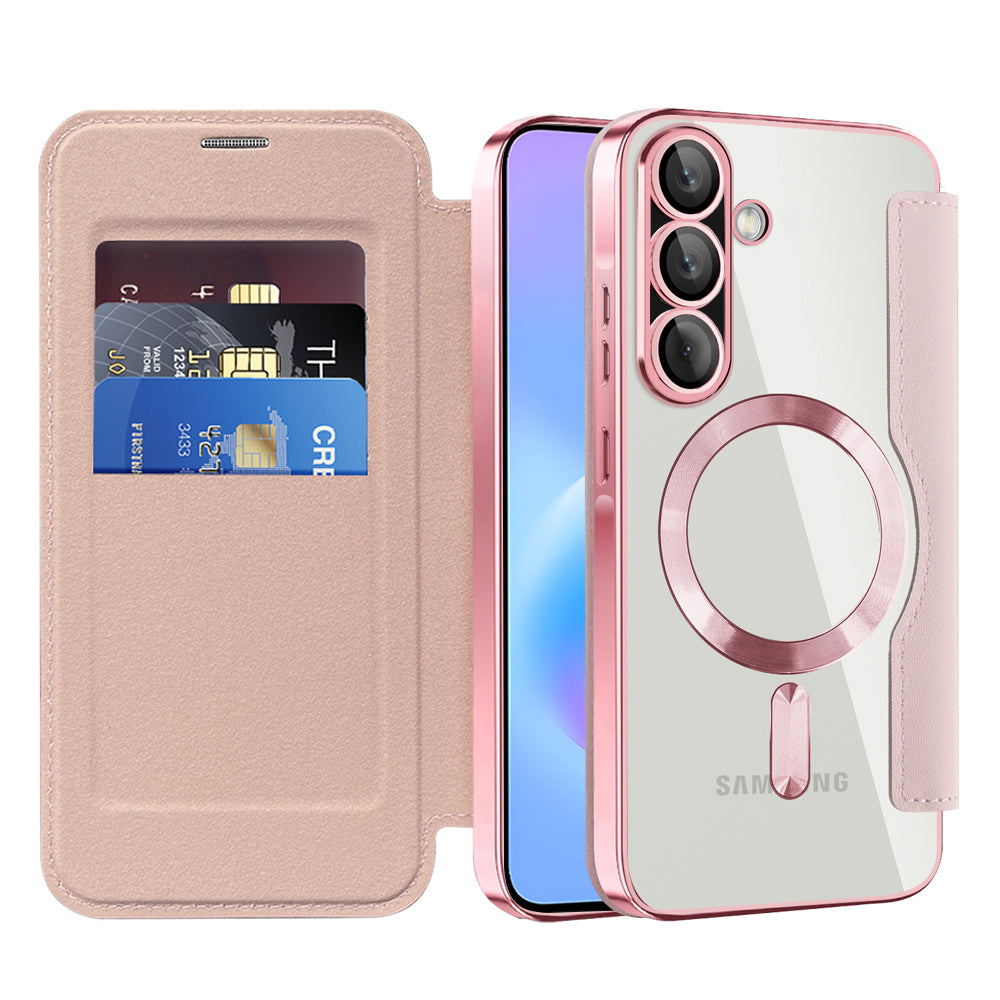 Techsuit - SmartMag Book Case - Samsung Galaxy A57 5G - Pink