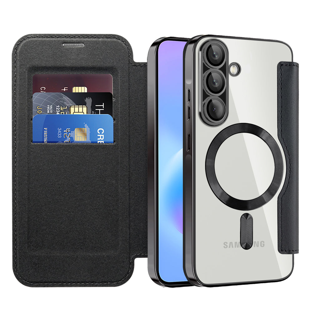 Techsuit - SmartMag Book Case - Samsung Galaxy A57 5G - Black