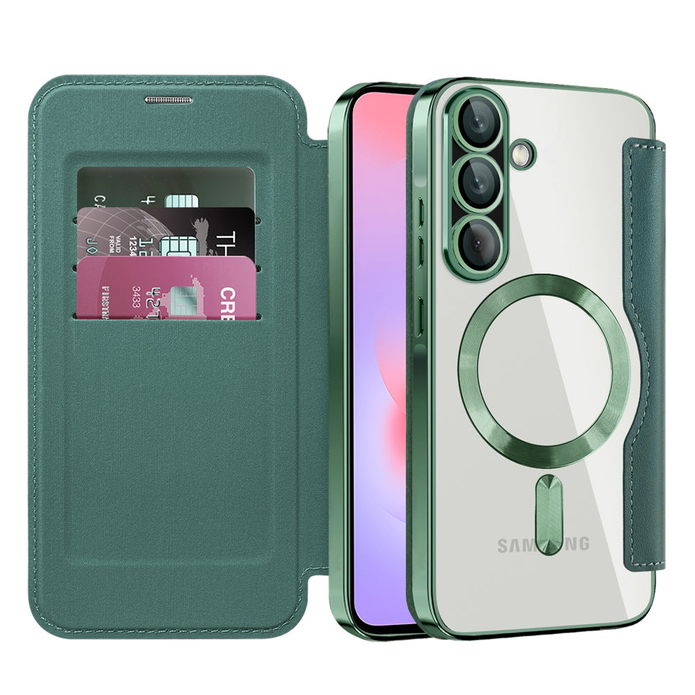 Techsuit - SmartMag Book Case - Samsung Galaxy A37 5G - Green