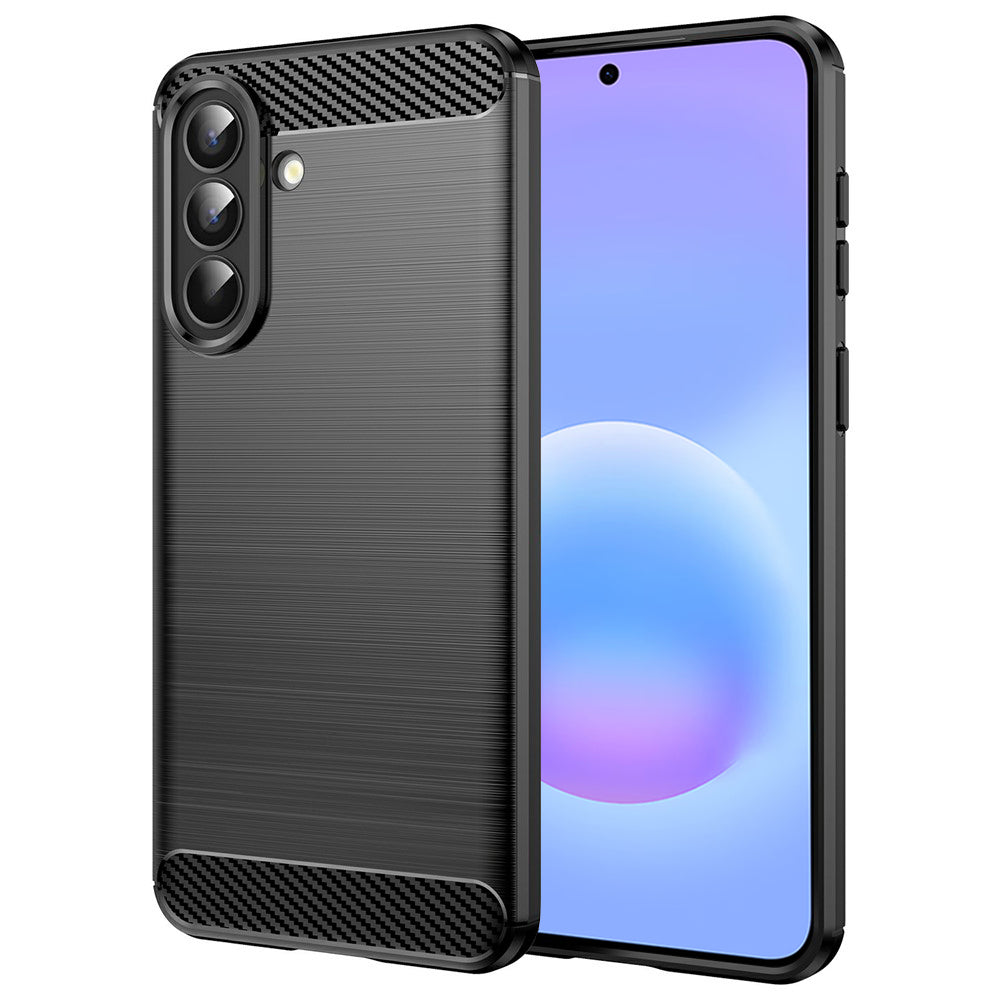 Techsuit - Carbon Silicone - Samsung Galaxy A57 5G - Black