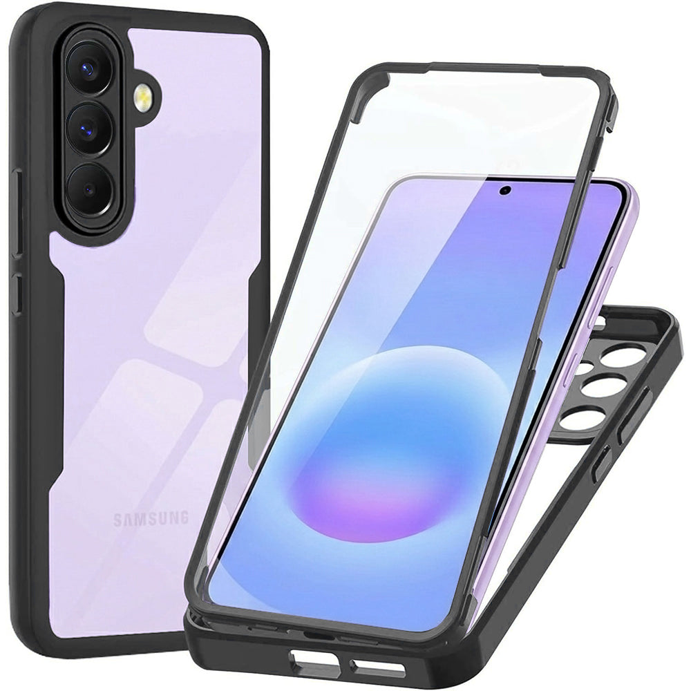 Techsuit - ColorVerse 360 Series + Screen Protector - Samsung Galaxy A57 5G - Black