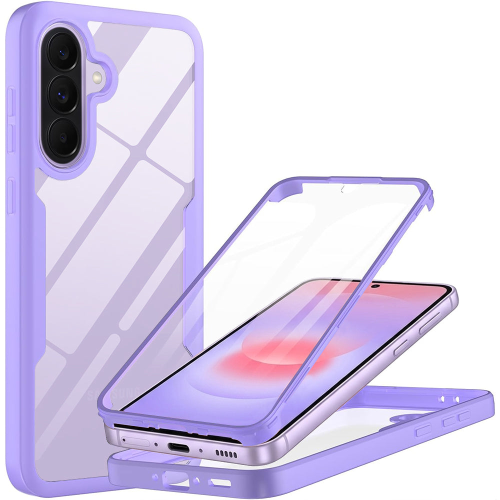 Techsuit - ColorVerse 360 Series + Screen Protector - Samsung Galaxy A37 5G / A36 5G / A56 5G - Purple