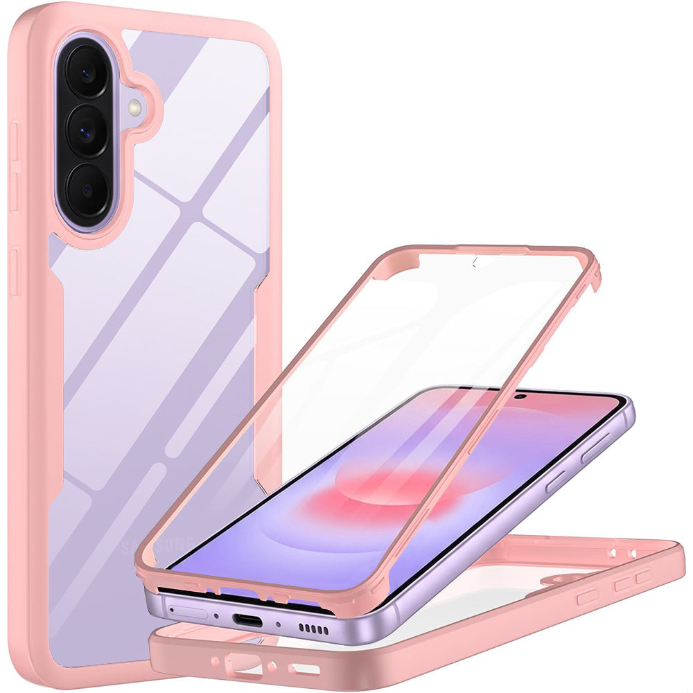 Techsuit - ColorVerse 360 Series + Screen Protector - Samsung Galaxy A37 5G / A36 5G / A56 5G - Pink
