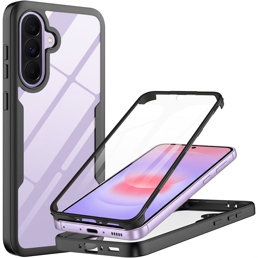Techsuit - ColorVerse 360 Series + Screen Protector - Samsung Galaxy A37 5G / A36 5G / A56 5G - Black