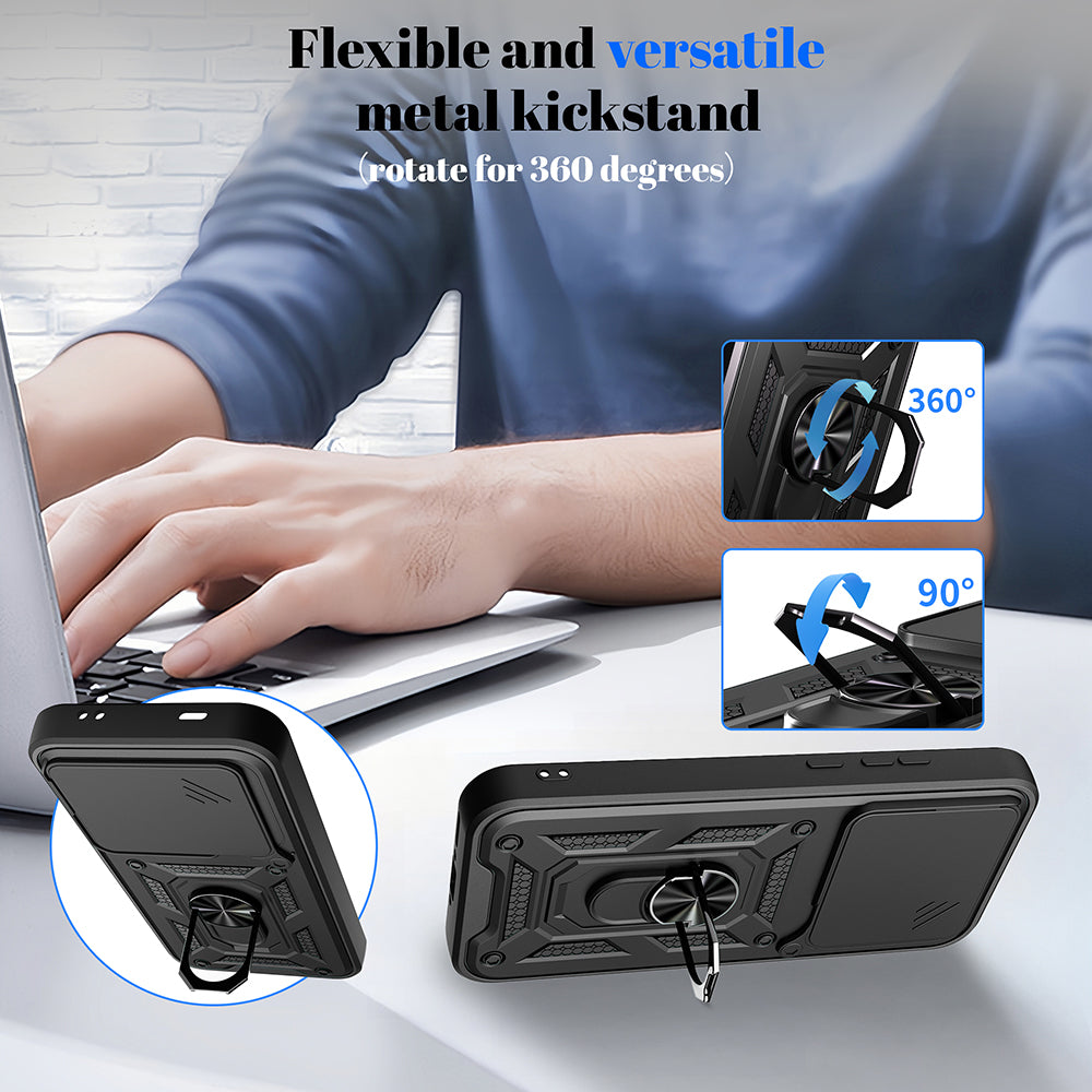 TechSuit Husa de protectie Techsuit CamShield Series compatibil cu Realme GT 8 Pro, Albastru – imagine 3