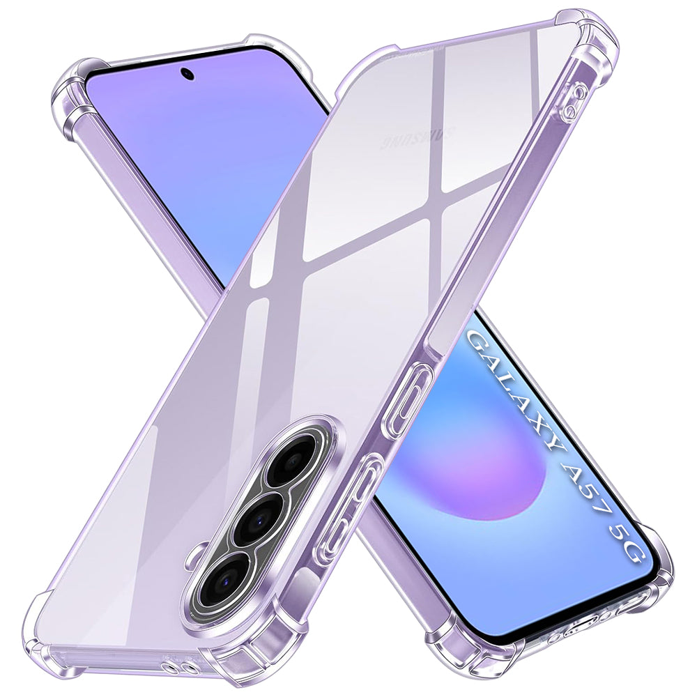 Techsuit - Shockproof Clear Silicone - Samsung Galaxy A57 5G - Clear