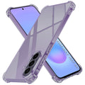 Techsuit - Shockproof Clear Silicone - Samsung Galaxy A57 5G - Smoke Black