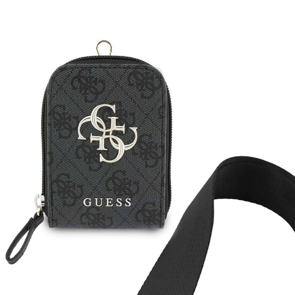 Guess - Universal Strap 4G Metal Logo (GUUCNKP4DGMK) - with Small Purse for Accesories, Adjustable, Eco Leather - Black