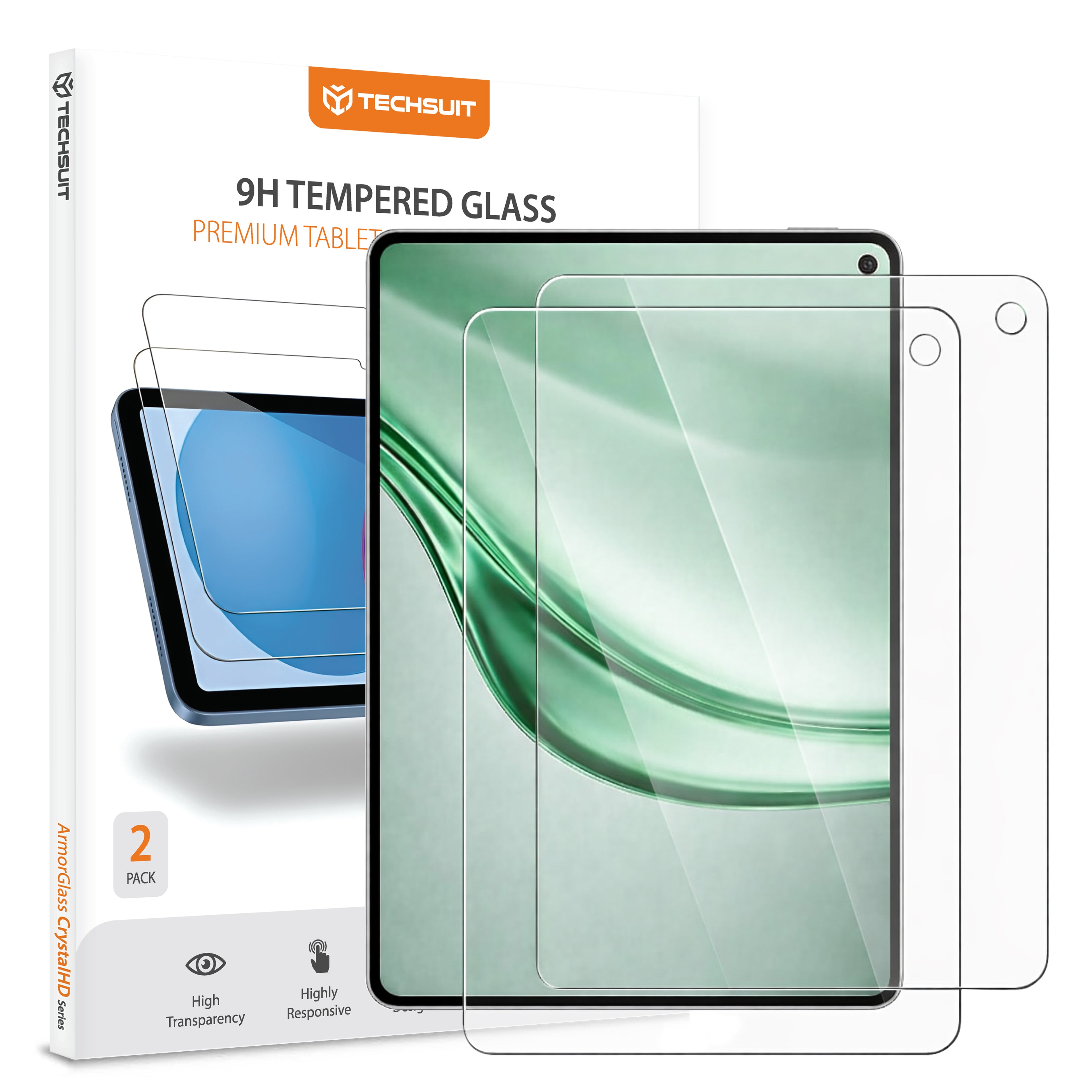 Techsuit - ArmorGlass CrystalHD (2 pack) - Huawei MatePad Mini 8.8 - Clear