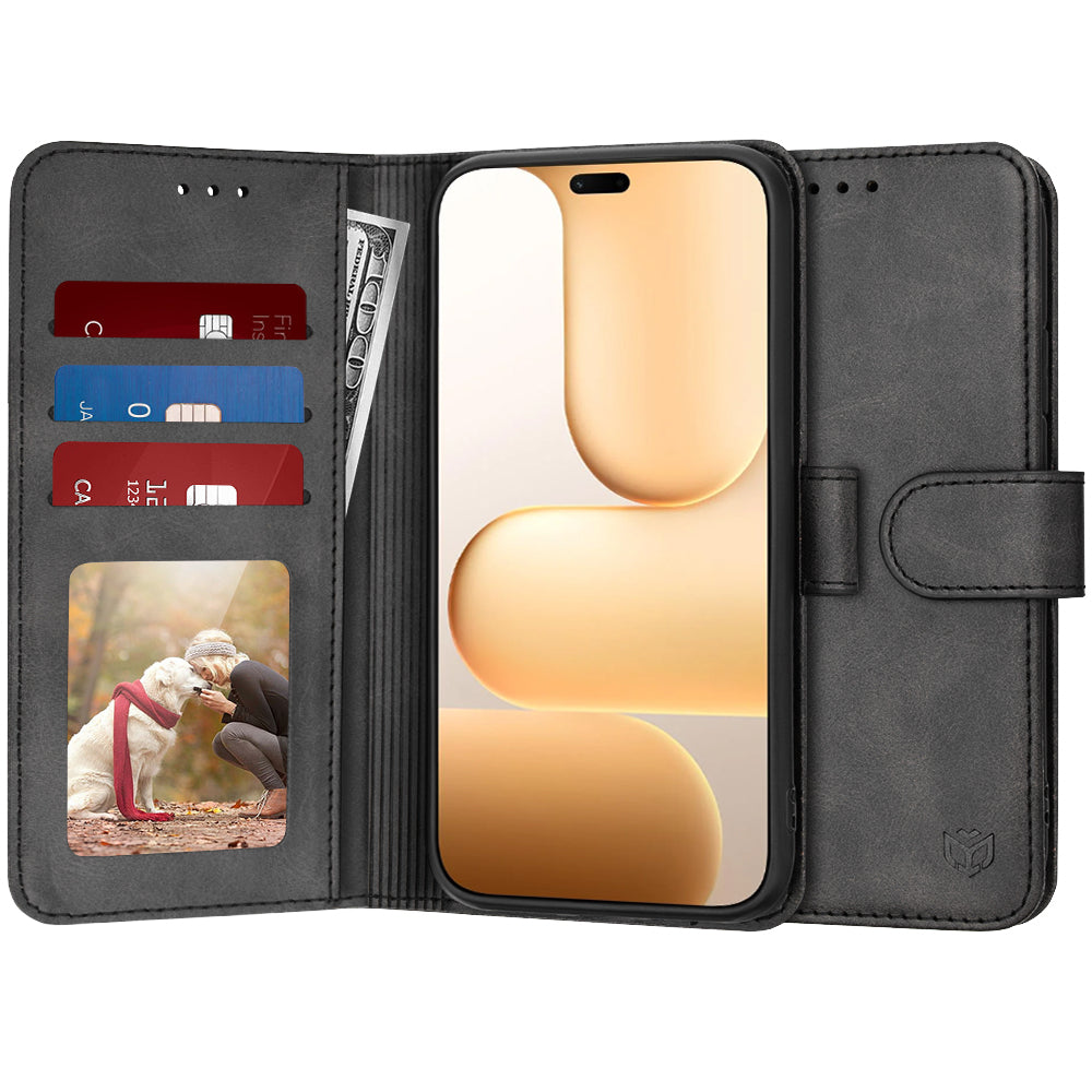 Techsuit - Diary Book - Honor 600 Lite - Black