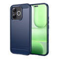 TechSuit Husa de protectie Techsuit Carbon Silicone compatibil cu Honor 600 Lite, Albastru
