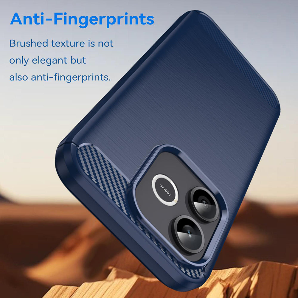 TechSuit Husa de protectie Techsuit Carbon Silicone compatibil cu Honor 600 Lite, Albastru – imagine 5