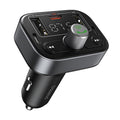 Baseus - FM Modulator and Car Charger S-09 Pro (C10762200113-00) - 2x USB, Type-C, Bluetooth 5.3, Digital Display - Blac