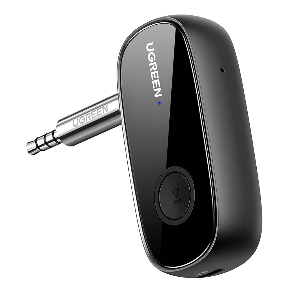 Ugreen - Audio Receiver CM279 (70304) - Jack 3.5mm, Micro-USB, Bluetooth 5.1, Microphone, Hi-Fi Stereo Sound Quality - B