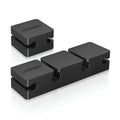 Ugreen - Cable Organizer 3+1 LP208 (70585) - Main and Single, 4 Holder Clips - Black