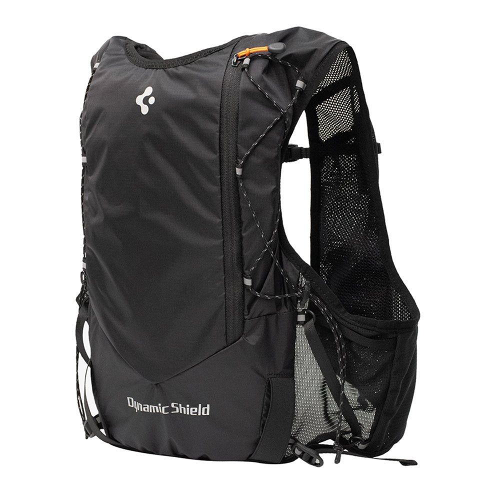 Spigen Running Vest Dynamic Shield™ A721 (AMP10225), Condura Nylon, Quick-release Buckle, Reflective Details, L-XL, Negr