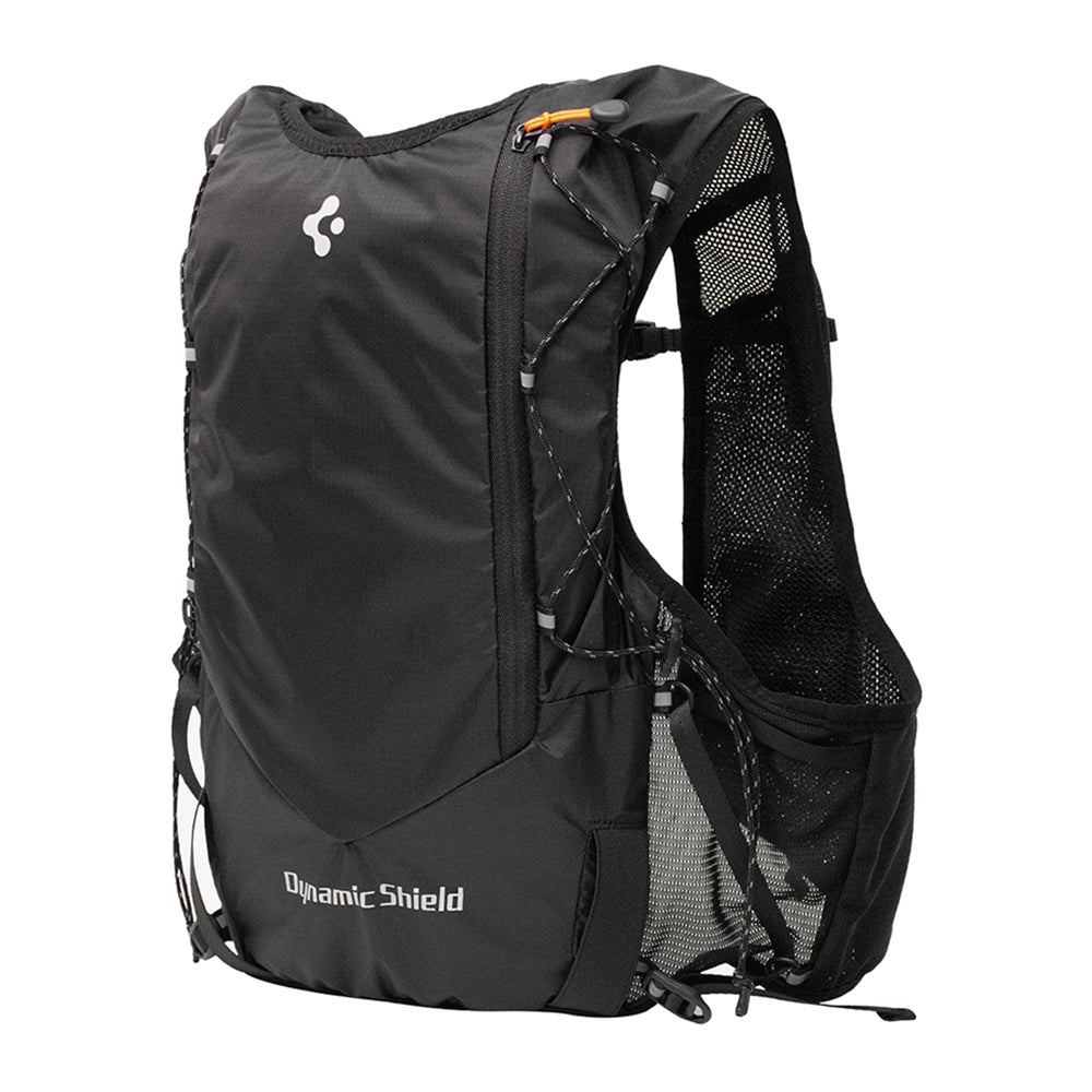Spigen Running Vest Dynamic Shield™ A721 (AMP10225), Condura Nylon, Quick-release Buckle, Reflective Details, L-XL, Negr