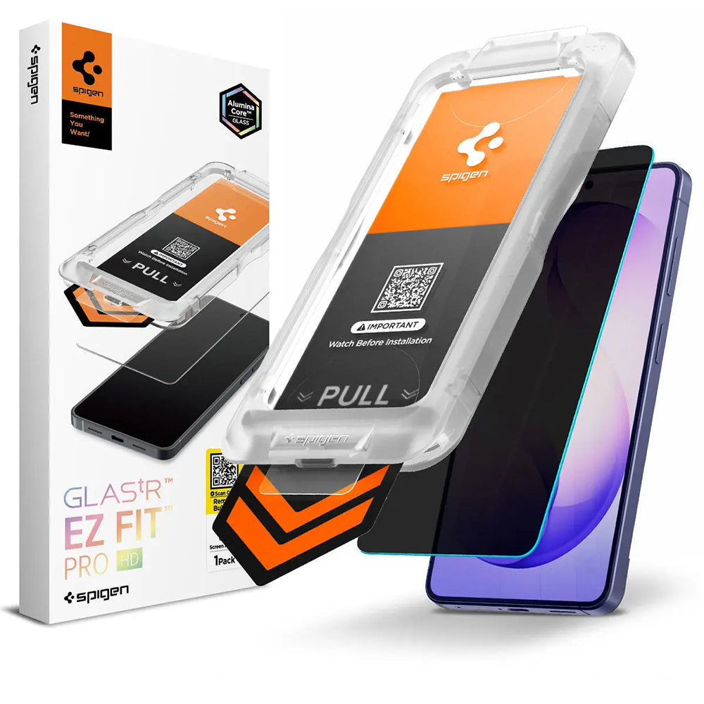 Spigen - Glas.tR EZ-FIT Pro HD (AGL11087) - Samsung Galaxy S26 Plus - Privacy