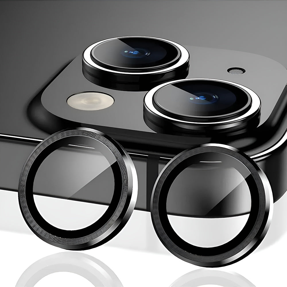 Lito - S+ Camera Glass Protector - iPhone 14 / iPhone 14 Plus - Black/Transparent