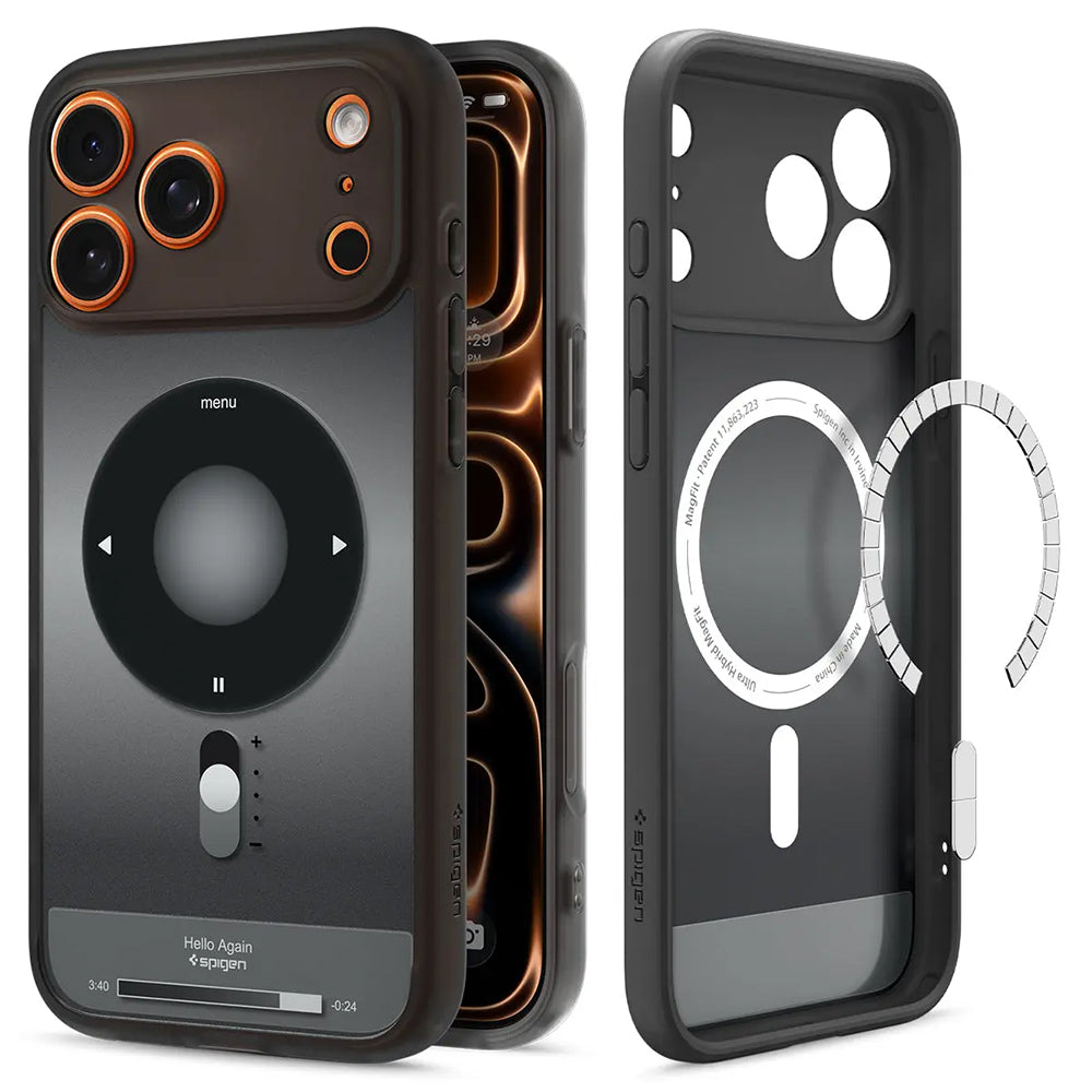 Spigen Husa de protectie Spigen Ultra Hybrid Classic MagSafe (ACS10292) compatibil cu iPhone 17 Pro Max, Negru