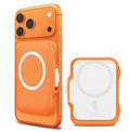 Spigen - Magnetic Wallet TinTap MagFit+ (AFA11380) - MagSafe, Easy Access, Minimalist Construction - Orange