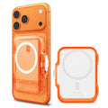 Spigen Suport Spigen Magnetic Wallet TinTap MagFit+ (AFA11381), MagSafe, Easy Access, Minimalist Construction, Frost Cle