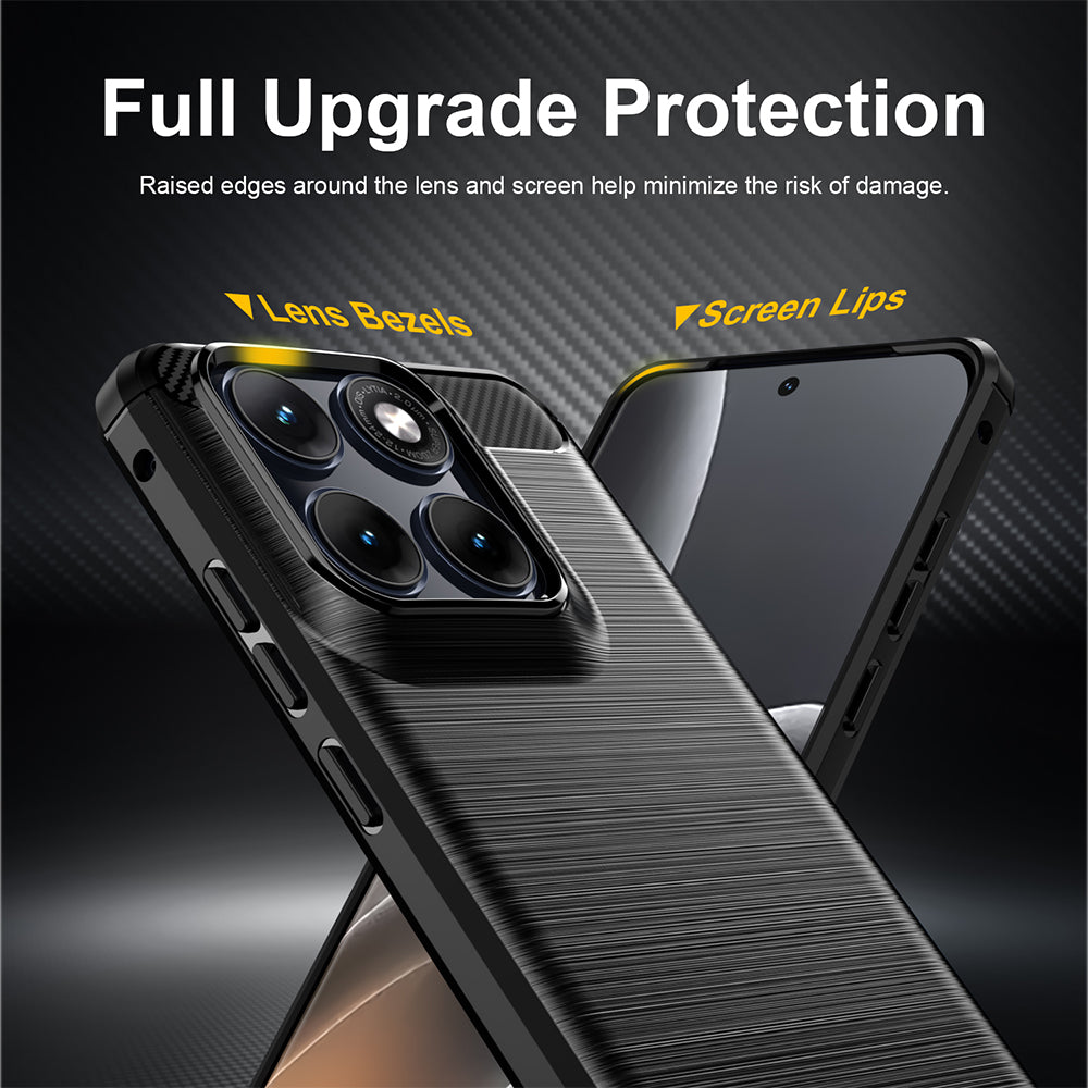 Techsuit - Carbon Silicone - Motorola Edge 70 Fusion - Black