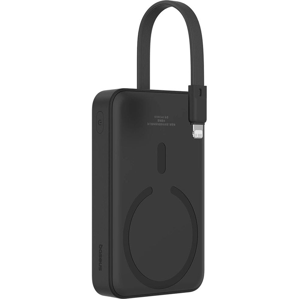 Baseus - Power Bank Magnetic Mini (P10022109113-00) - MagSafe, USB-C, Lightning, 10000mAh, 20W - Black