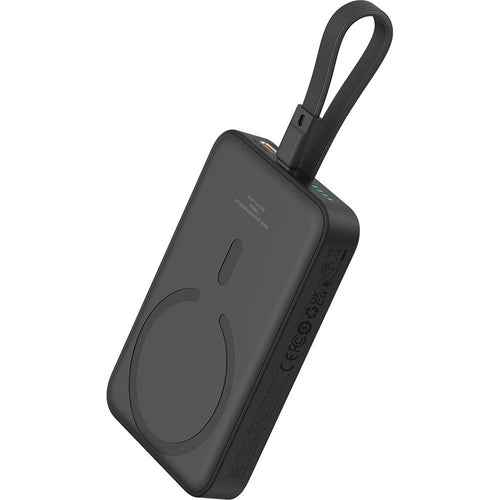 Baseus - Power Bank Magnetic Mini (P10022109113-00) - MagSafe, USB-C, Lightning, 10000mAh, 20W - Black