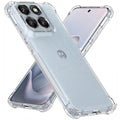 Techsuit - Shockproof Clear Silicone - Motorola Edge 70 Fusion - Clear