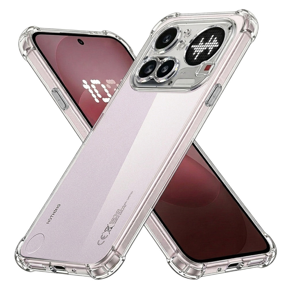 Techsuit - Shockproof Clear Silicone - Nothing Phone (4a) Pro - Clear