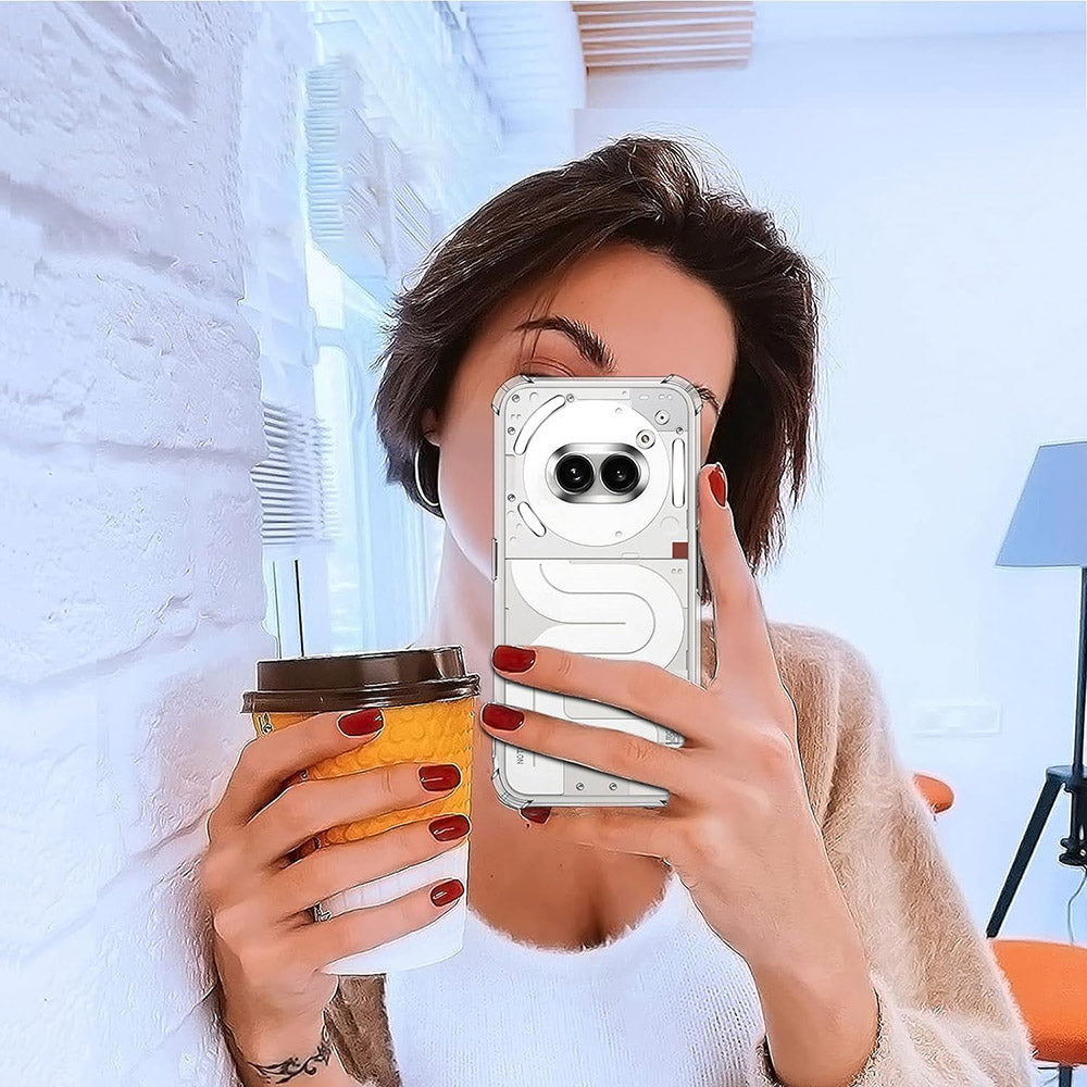 Techsuit - Shockproof Clear Silicone - Nothing Phone (4a) - Clear
