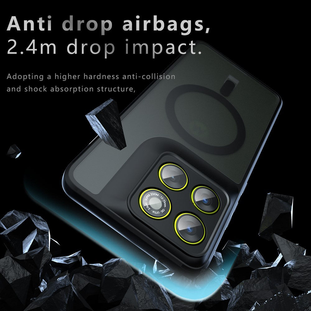 TechSuit Husa de protectie Techsuit PureFrost MagSafe compatibil cu Motorola Edge 70 Fusion, Negru Mat – imagine 5