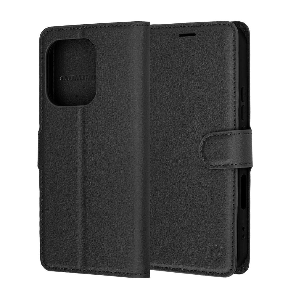 Techsuit - Leather Folio - Honor 600 Lite - Black