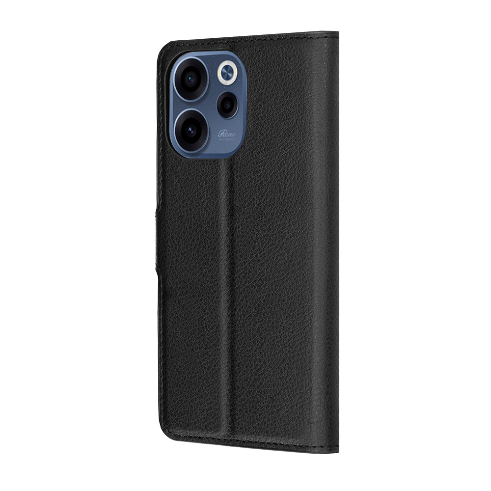 Techsuit - Leather Folio - Oppo Reno15 F / Reno15 FS 5G - Black